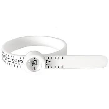 Измерительное кольцо для пальцев, инструмент для измерения размеров колец, измерительный набор с увеличенным стеклом, многоразовый измеритель размера пальцев, размер колец 1-17 США.